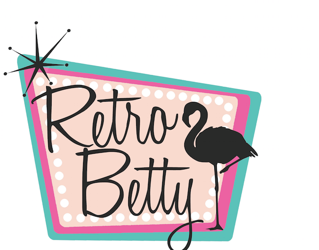 Retro Betty pinup vintage news