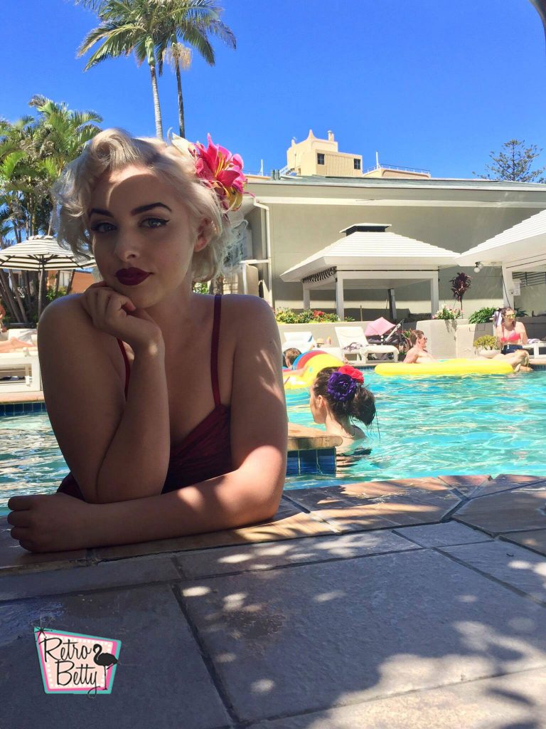 QT Hotel Gold Coast pinup pool party